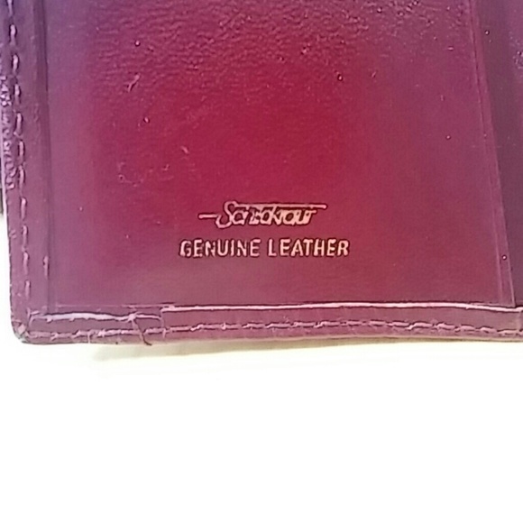 Vintage Leather Make-Up Clutch & Credit Card Folio - Picture 2 of 13